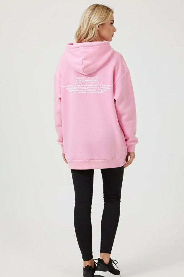 Unisex Oversize Hooded Printed
