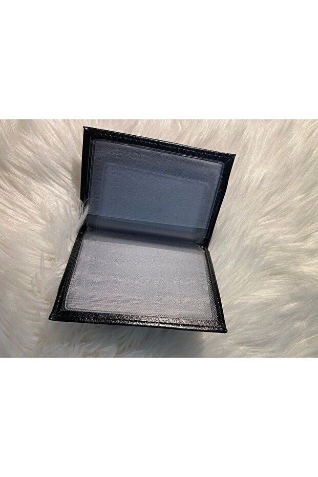 حافظة ترخيص من الحجر الأسود - 3