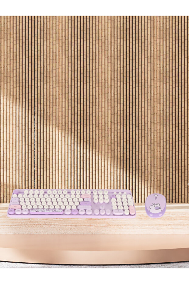 Hello Bear Model Bluetooth Kablosuz Klavye Mouse Set - 1