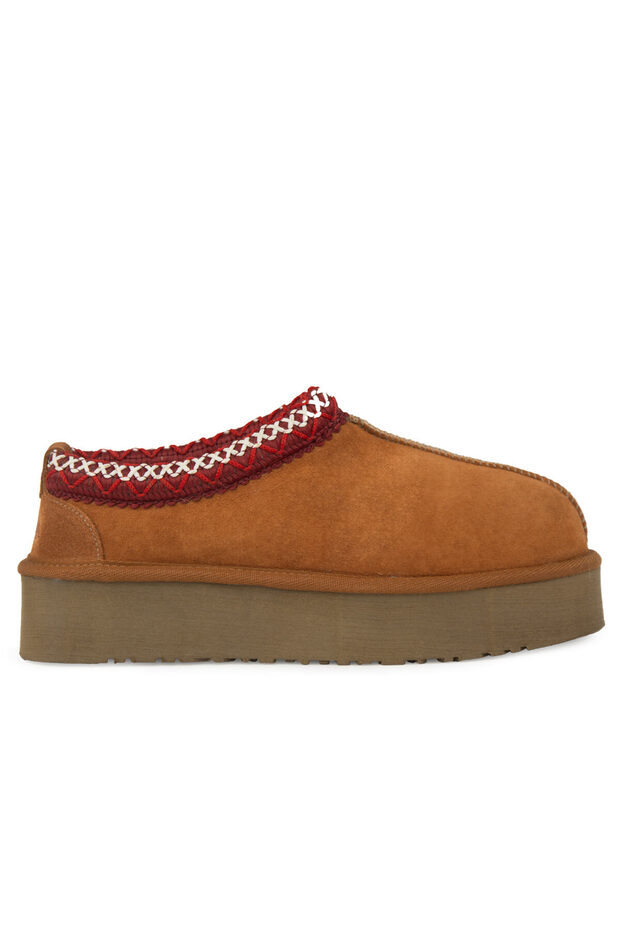 Kürklü Kadın Mini Bot 191140 - 1