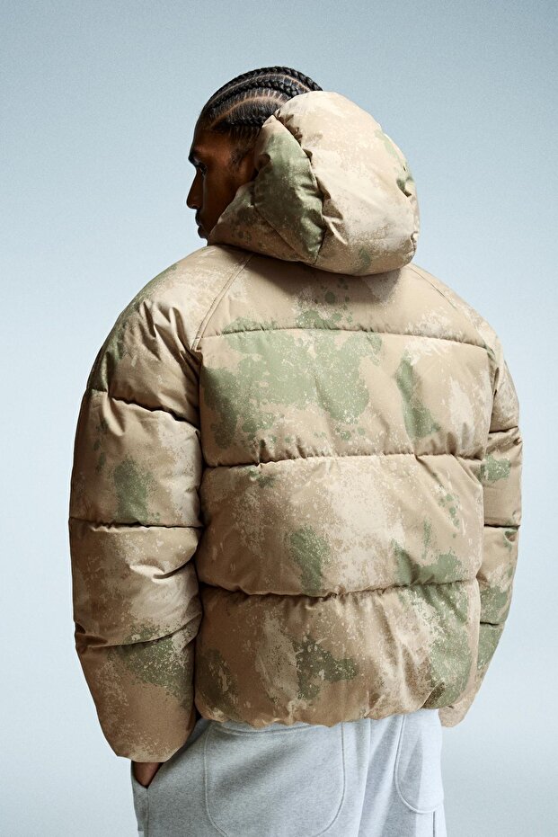 Kapüşonlu şişme ceket - 3