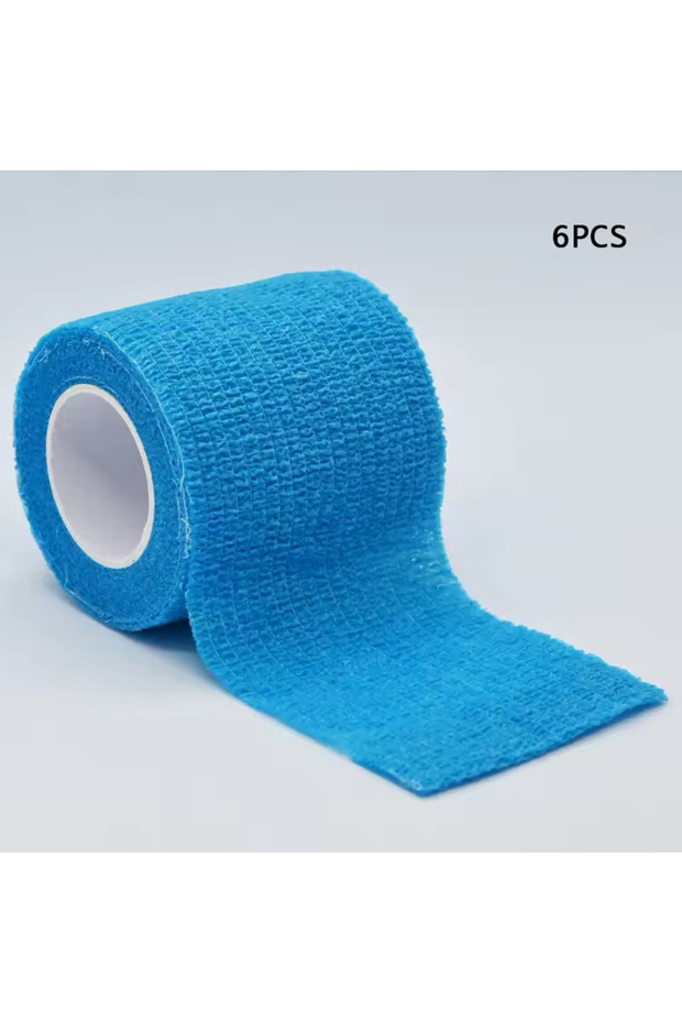 Light Blue BOOTEELY 6pcs Self-Adhering Bandage Fixing Bandage Animal Bandage Hand Tearing Waterproof