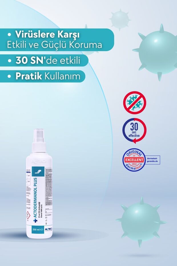 ® Plus 250 ml | El Ve Cilt Antiseptiği %89 (V/V) Etanol - 4