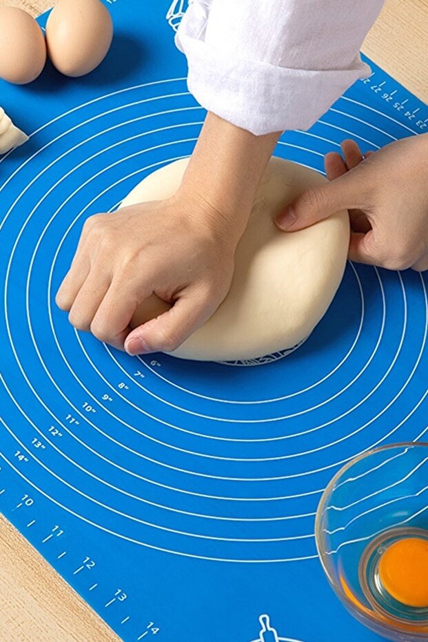 ®   بساط سيليكون لفرد العجين سهل الاستخدام مقاس 40*50 سم - 1