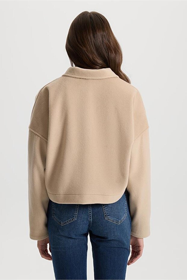 Kadın Lorena Kaşe Ceket - Taba - 4