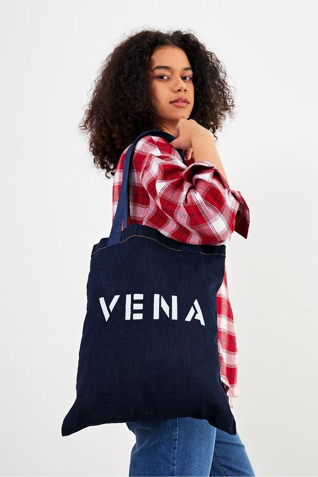 Unisex Denim Çanta - 4