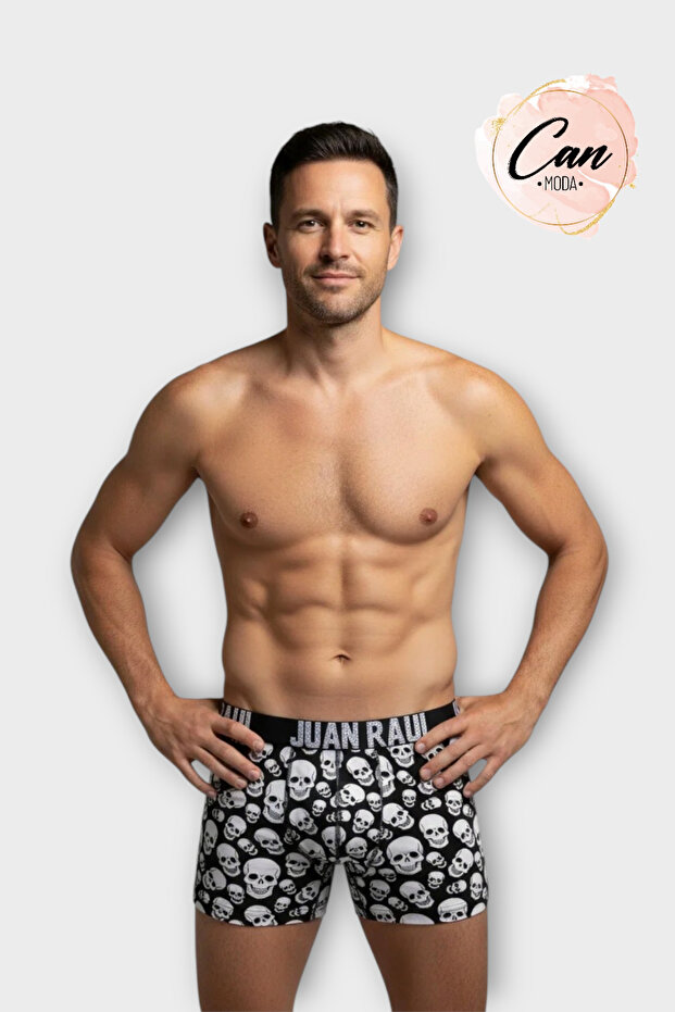 Kurukafa Desenli Erkek Boxer - DB217 - 1