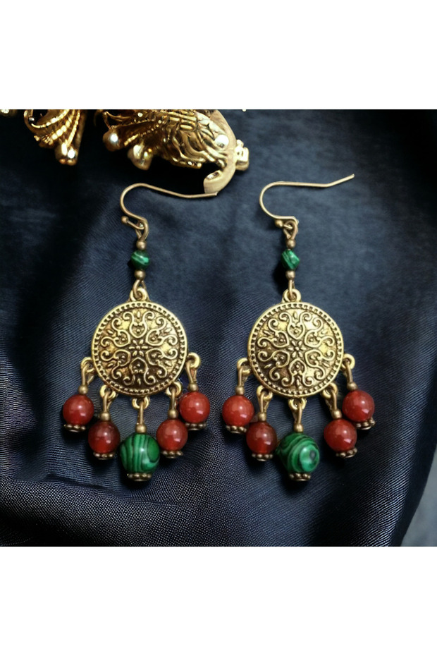 Natural Stone Authentic Earrings