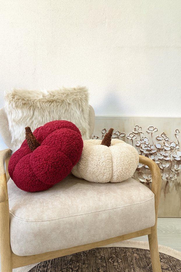 Teddy Decorative Pumpkin Cushion/Pillow