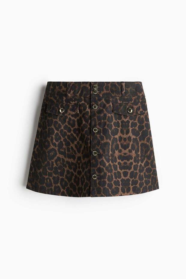 A-line mini skirt