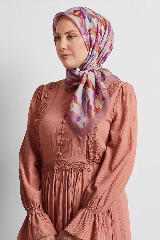 Patterned Scarf 8578 - 1