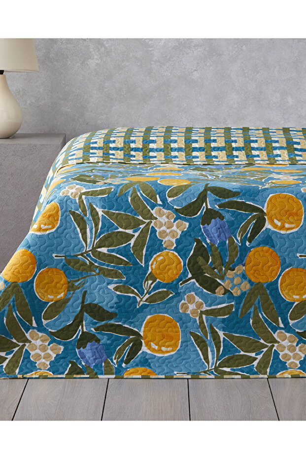 Lemon Delight Tek Kişilik Çok Amaçlı Örtü 160x220 cm Sarı - 3