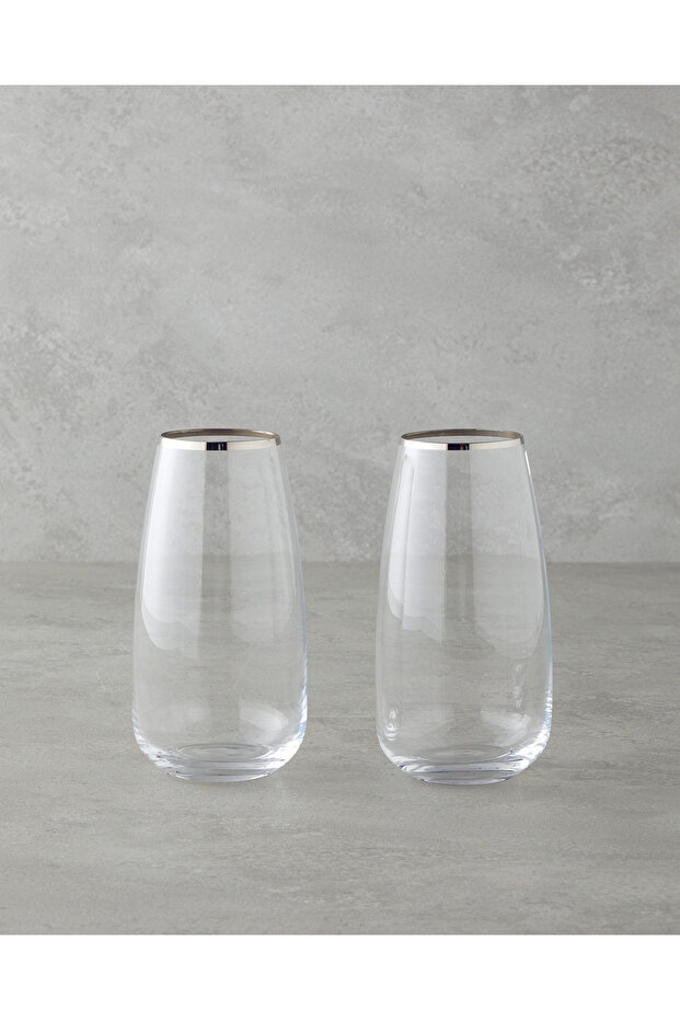 Serenity Kristalin 2-Piece Glass Set 400 ml Silver