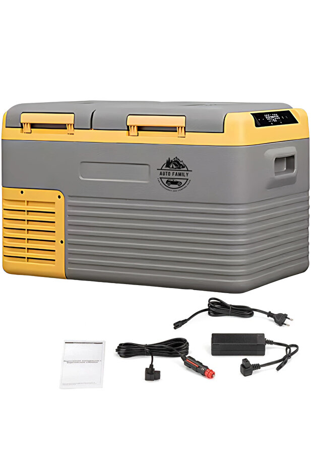 Dual-Zone Electric Car Refrigerator, Electric Cooler Box 32.9L – 12V/24V Portable Cooler & Freezer