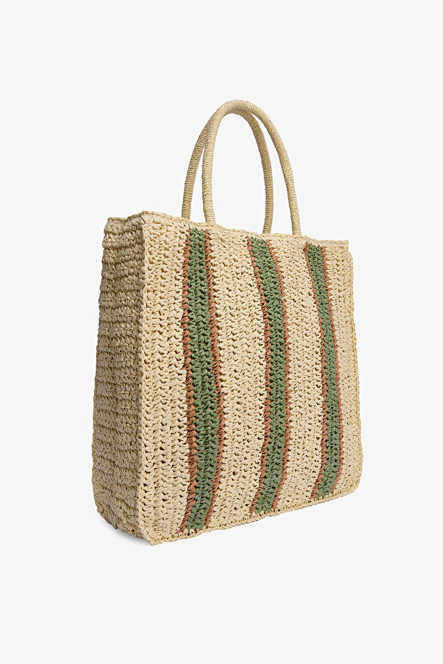 Gisele Hasır Çanta - 1