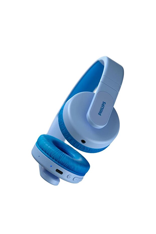 Tak4206Bl Wireless Over-Ear Children's Headphones - Blue - 3
