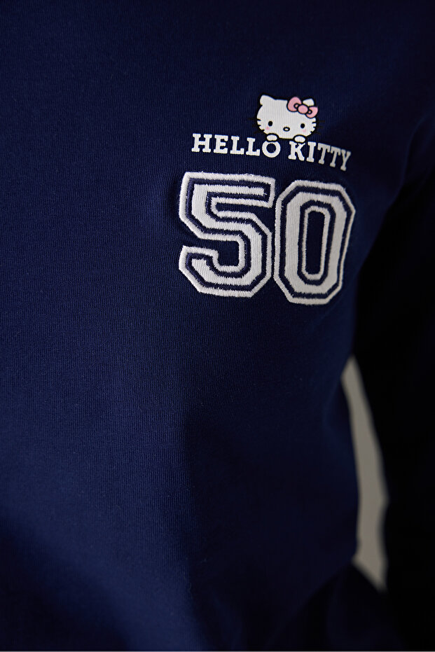 Hello Kitty Lacivert Üst - Sanrio Koleksiyonu - 3