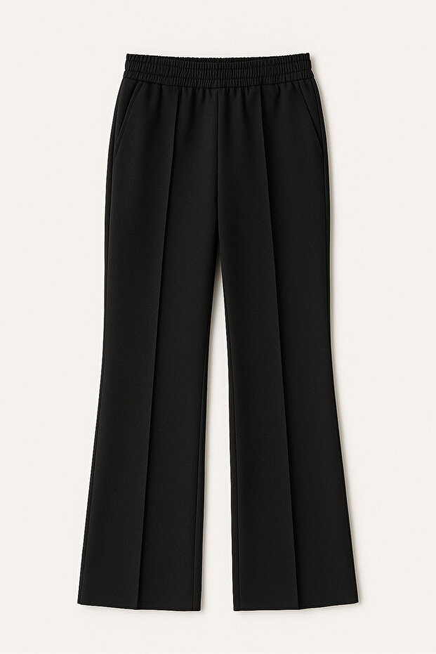 Ribbed CREPE PANT