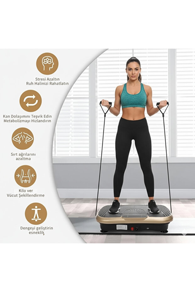 E02 Vibration 2d Yüksek Titreşimli Tüm Vücut Hızlı Yağ Yakma Ve Zayıflama Spor eğzersiz aleti - 1