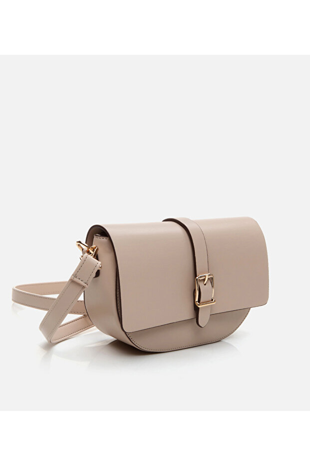 Kadın Bej Mini (Çapraz) Çanta - 2