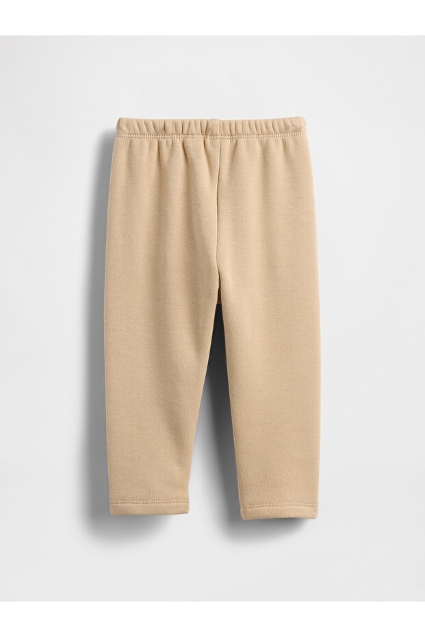 Bebek Krem Pull-On Cozy Astarlı Pantolon - 2