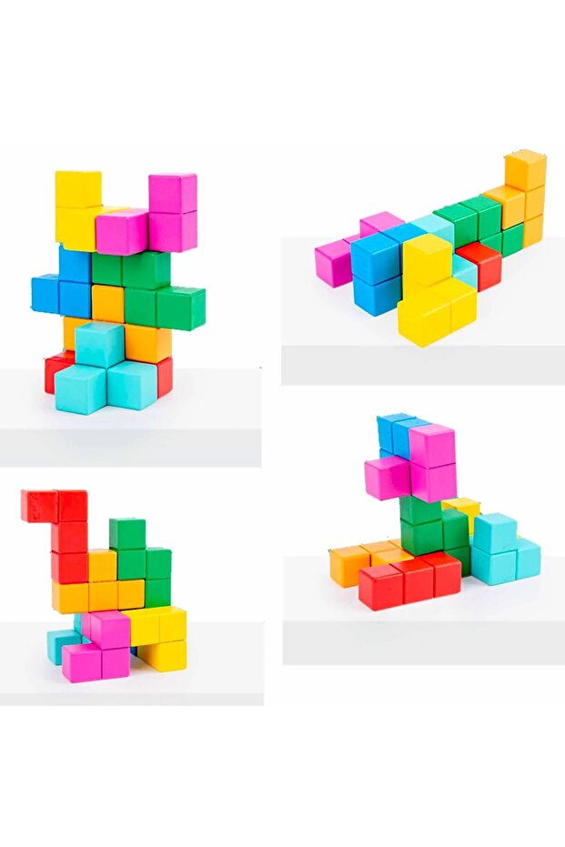 Smart Cube 3D Puzzle Tetris-Like STEM Game with 60 Challenges, Book and Bag - 5