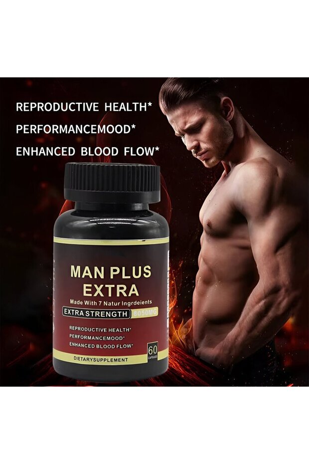 مكمل غذائي مان بلس إكسترا 60 كبسولة - 4
