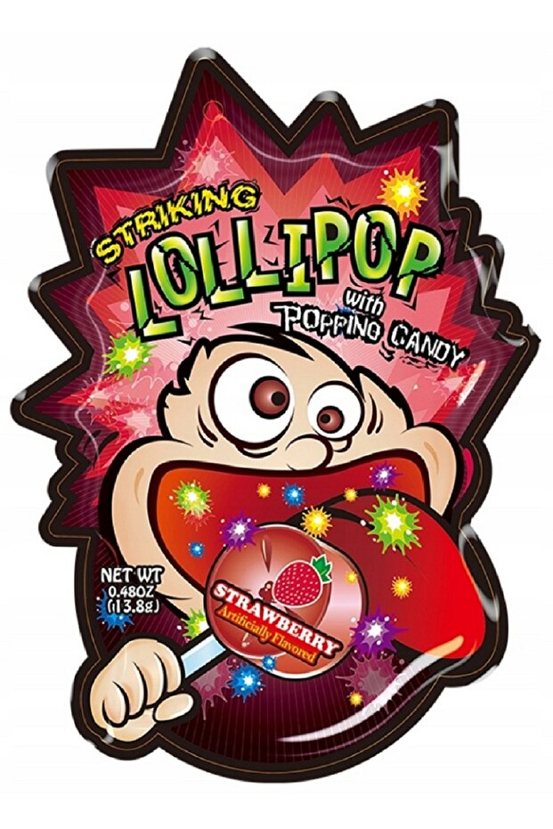Lollipop 13.8g - STRAWBERRY FLV 13.8gX96