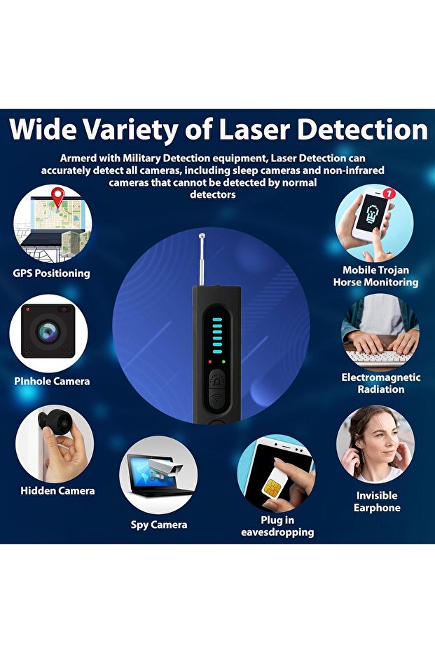 Hidden Camera Detectors, Traveling GPS Tracker Detector, Hidden Bug and Camera Detector, Camera Dete - 4