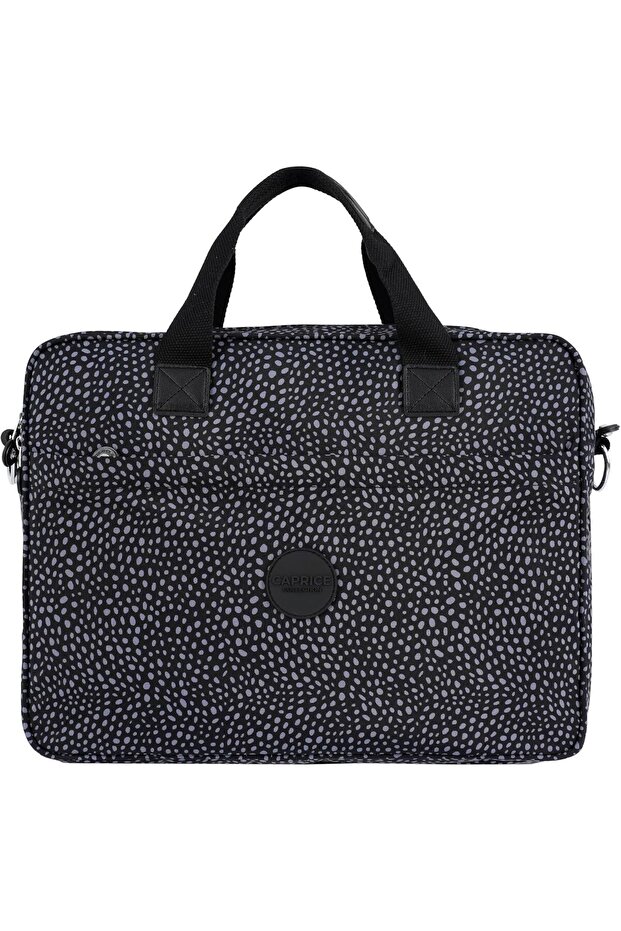 Laptop Bag, 15.6" Padded Sleeve, Water-Resistant Nylon, Organizer Pockets KP026 (CHARCOAL GREY)