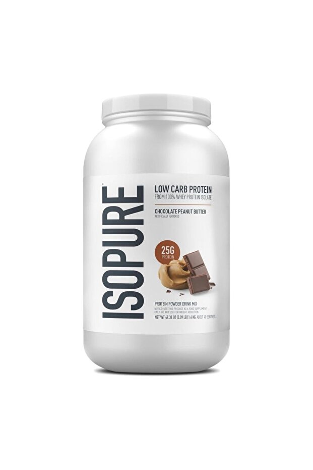 Isopure Low Carb Protein, Chocolate Peanut Butter, 3 LB