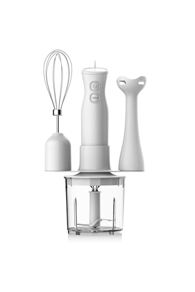 Victronic vertical mixer, 250W, pulse function, turbo function, 350ml glass, chopper, whisk, White, VC3608 - 1