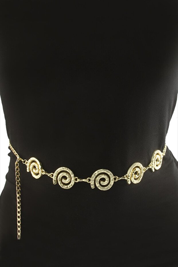 Flower Metal Chain Belt