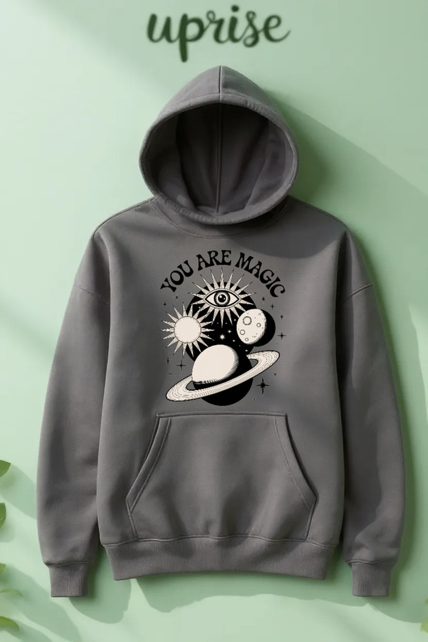 سويت شيرت من القطن المطبوع بـ 3 خيوط من You Are Magic