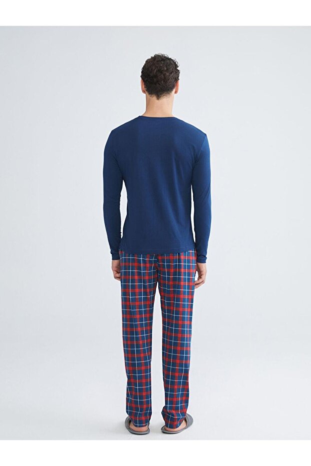 Standart Kalıp Erkek Pijama Takımı (W5) - 4