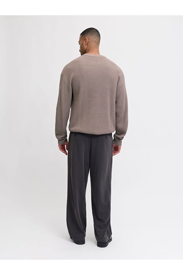 Strickpullover Einfarbig Strickpullover - 3