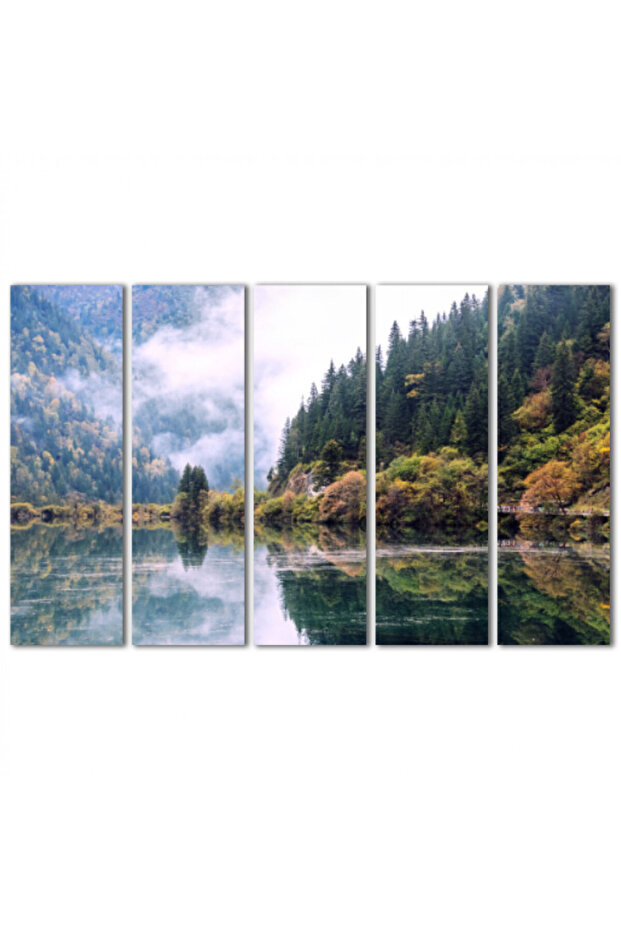 لوحه جداريه - منظر - ١٥٣١ - مقسمه خمسة قطع متساويه - 1