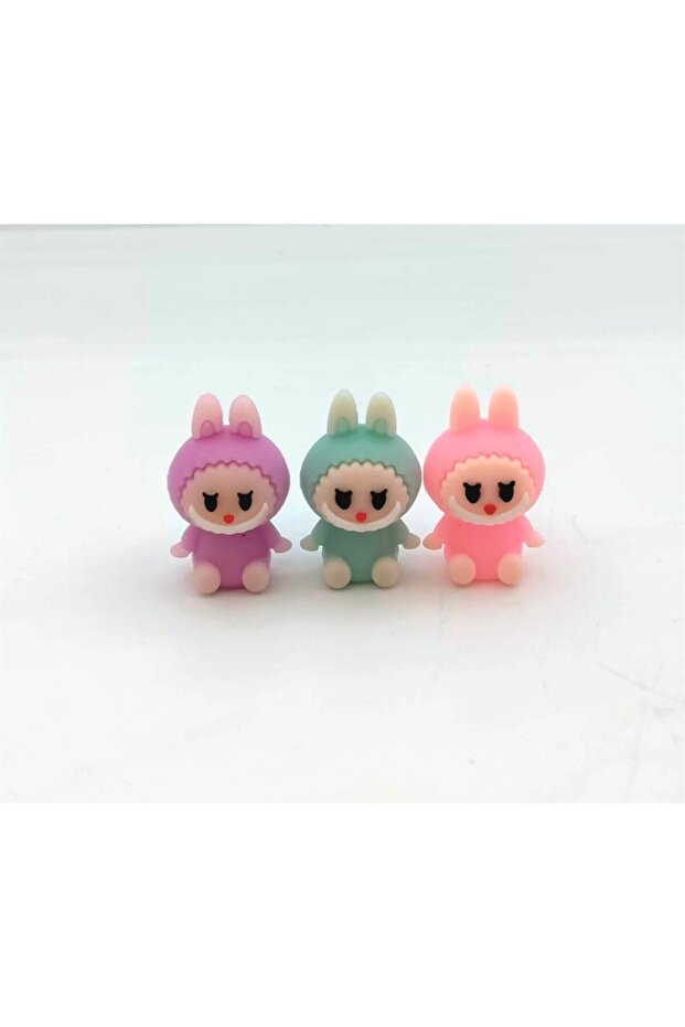 Labubu Silgi 3 lü - 1