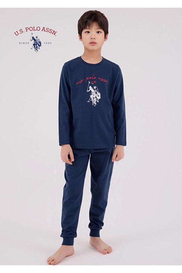 Boy's Printed 100% Cotton Pajama Set L1.Usp.223.3.001
