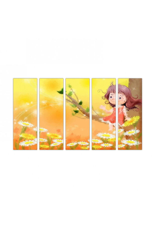 لوحه جداريه لغرف الأطفال -kids4 - مقسمه خمسة قطع متساويه - 1