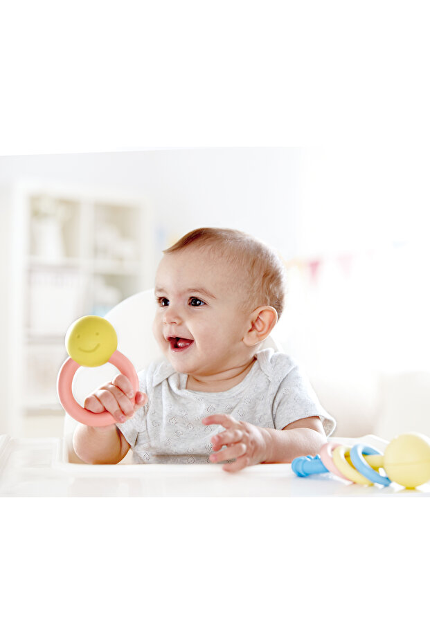 Ring Rattle | Rattle and Shake Toy For Babies, Soft Colors - 3