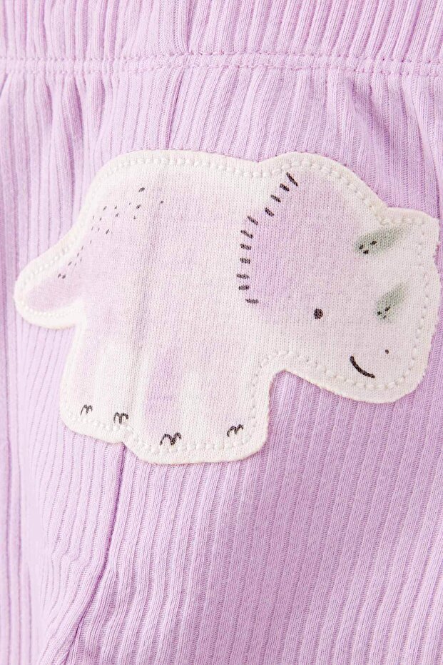 Kız Bebek Mor 3Lü Set - 3