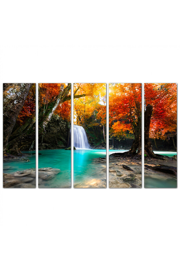 لوحه جداريه - منظر - م1548 - مقسمه خمسة قطع متساويه - 1