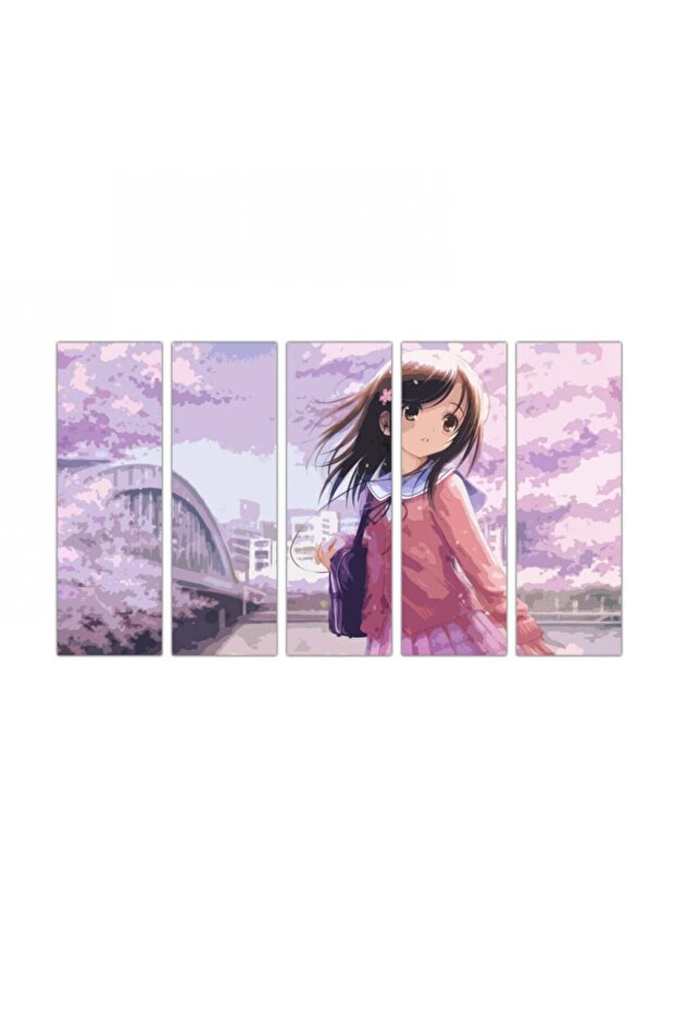 لوحه جداريه لغرف الأطفال -kids7 - مقسمه خمسة قطع متساويه - 1