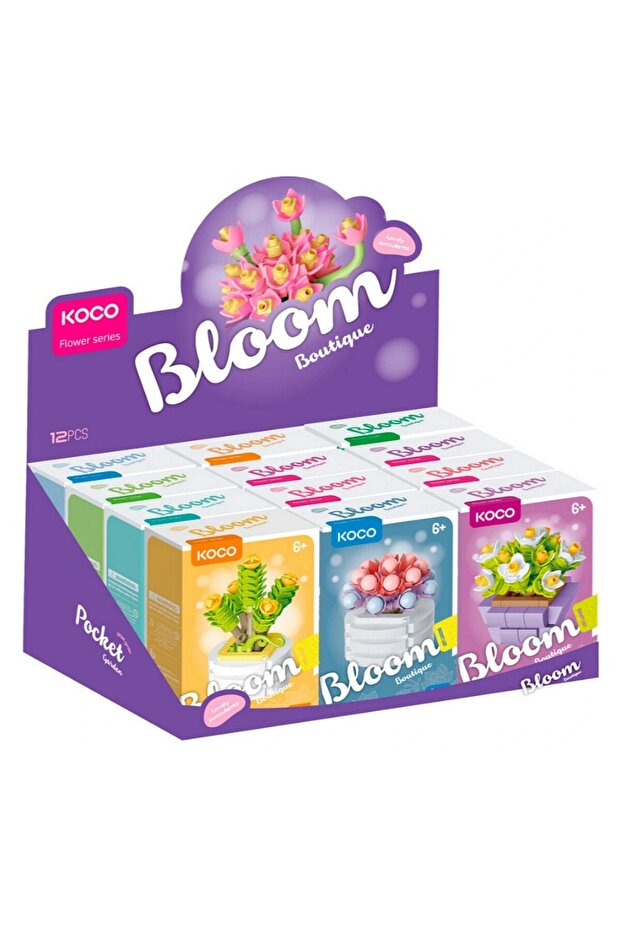 Sürpriz Saksı Çiçekleri Sukulent Serisi 3D Puzzle - 1 ADET - 6