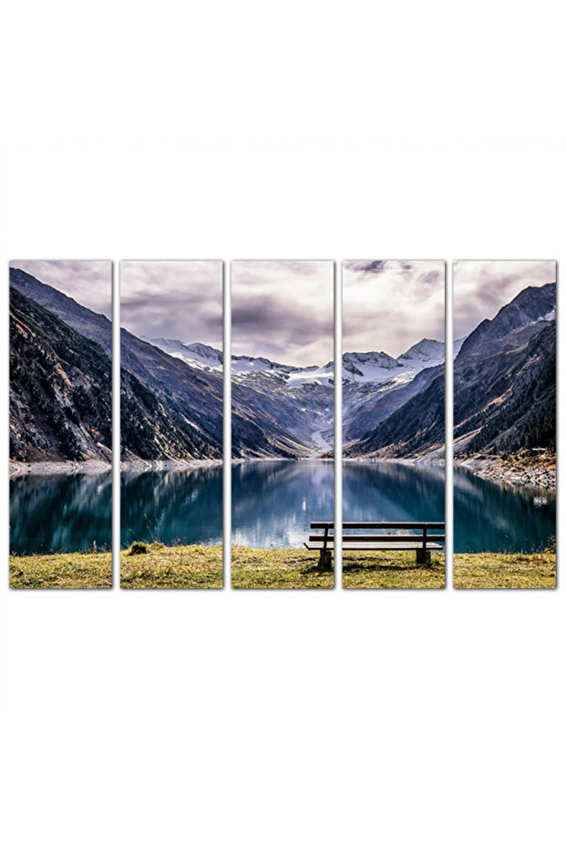 لوحه جداريه - منظر - 1543 - مقسمه خمسة قطع متساويه - 1