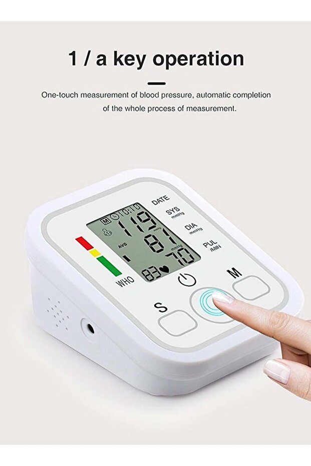 Automatic Upper Arm Blood Pressure Monitor With Irregular Heartbeat Detection Easy Measureme - 4