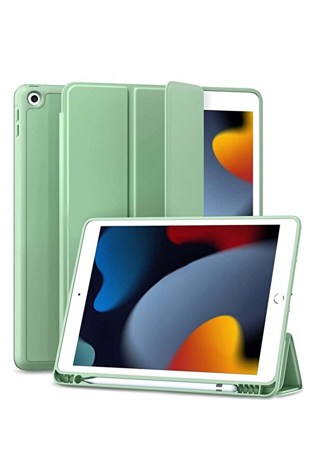 SmartGrist Case for iPad 8th Generation/iPad 10.2 Case 2020, Smart Folio Soft TPU Protective Case Co