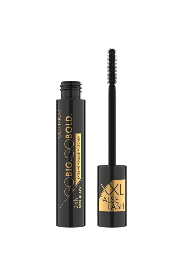 Go Big Go Bold Extreme Volume Mascara 24H Lasting 12ml- Deep Black