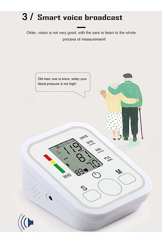 Automatic Upper Arm Blood Pressure Monitor With Irregular Heartbeat Detection Easy Measureme - 6